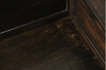 アジアンアンティーク家具　鉄刀木(タガヤサン)　オリエンタルな雰囲気漂うベンチ(3人掛け、長椅子、長イス、羅漢床、羅漢牀、板座チェア)(R-066248)