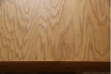 和製ビンテージ　屋久杉材　末広がりの脚が和の雰囲気を高める座卓(ローテーブル、センターテーブル、ヴィンテージ)(R-066272)
