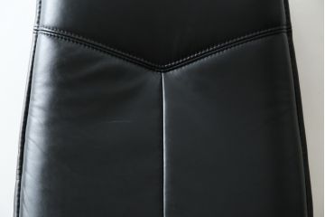 中古　美品　ノルウェー製　EKORNES(エコーネス)　City(シティ)　Mサイズ　オットマン付き!!スタイリッシュなデザインが魅力のストレスレスチェア(スターベース、1人掛けソファ、1Pソファ、アームチェア、リクライニングチェア、フットスツール、北欧、本革、レザーチェア)(定価約30万円)(R-066317)