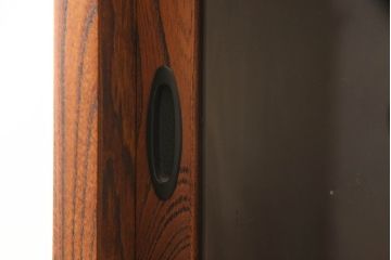 中古　岩谷堂箪笥　力強く美しい木目が目を引く縦型収納棚(収納箪笥、戸棚、キャビネット、引き出し、チェスト、和箪笥)(R-066319)