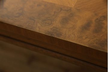 中古　DREXEL HERITAGE(ドレクセルヘリテイジ)　FRANCESCA(フランチェスカ)シリーズ　優美な佇まいのダイニングテーブル(エクステンションテーブル、食卓、4人掛け、6人掛け、8人掛け)(R-066359)