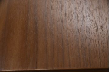 中古　美品　Cassinaixc.(カッシーナイクスシー)　IXC. R&D(イクスシー.R&D)　TRIX(トリックス)　ブラックウォールナット材　シンプルながら洗練されたデザインが魅力のダイニングテーブル(6人掛け、4人掛け、食卓)(定価約40万円)(R-066367)