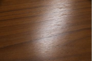 中古　美品　Cassinaixc.(カッシーナイクスシー)　IXC. R&D(イクスシー.R&D)　TRIX(トリックス)　ブラックウォールナット材　シンプルながら洗練されたデザインが魅力のダイニングテーブル(6人掛け、4人掛け、食卓)(定価約40万円)(R-066367)