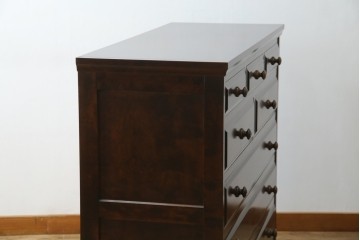 和製ヴィンテージ　北海道民芸家具　上品な佇まいが魅力的なチェスト　(R-066396)