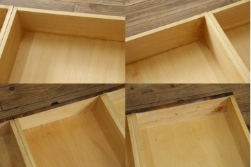 和製ヴィンテージ　北海道民芸家具　上品な佇まいが魅力的なチェスト　(R-066396)