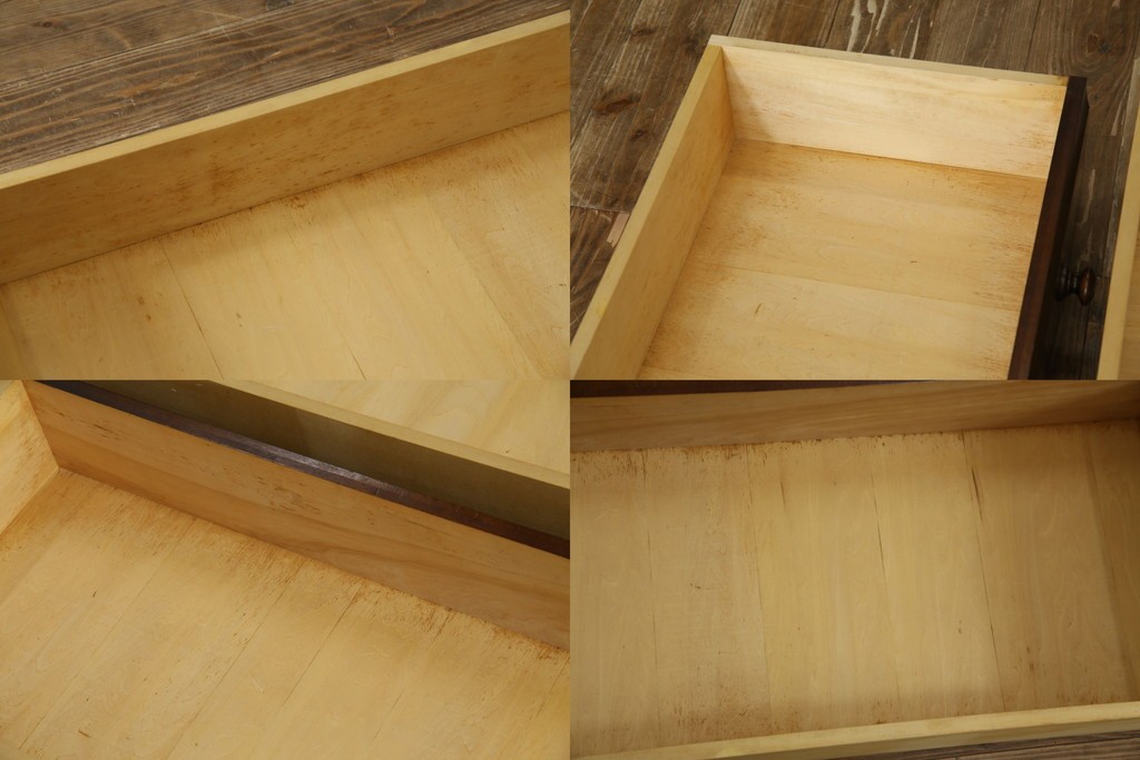 和製ヴィンテージ　北海道民芸家具　上品な佇まいが魅力的なチェスト　(R-066396)