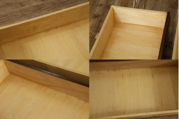 和製ヴィンテージ　北海道民芸家具　上品な佇まいが魅力的なチェスト　(R-066396)