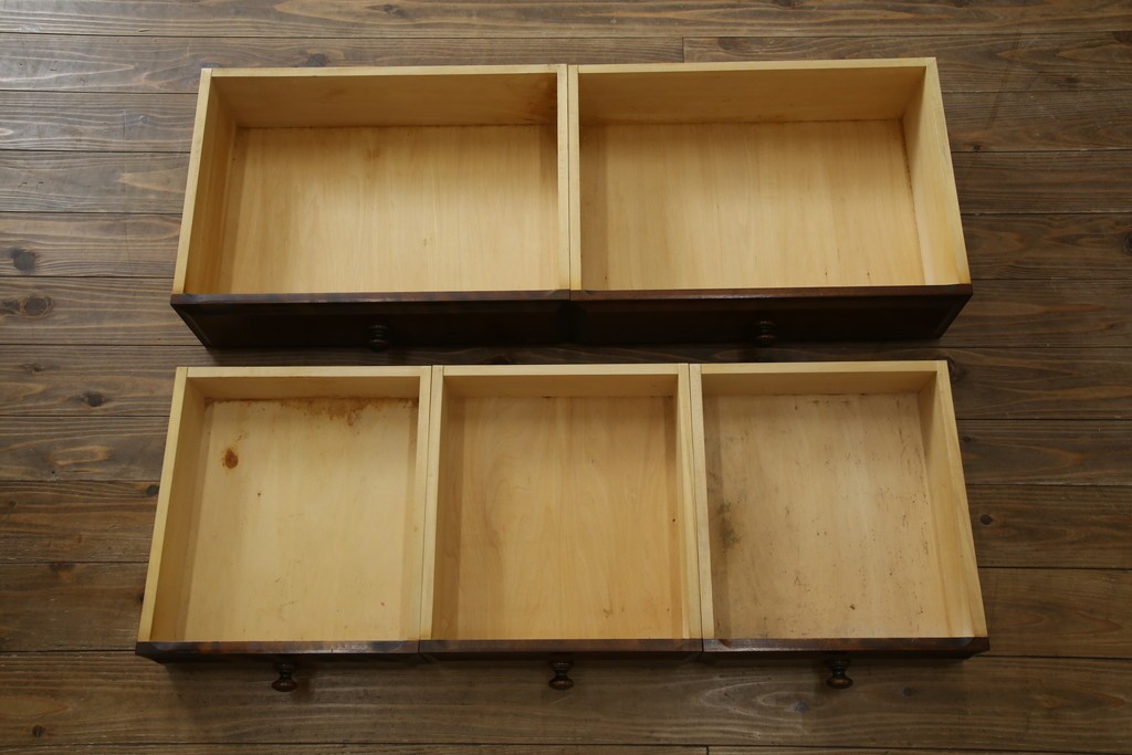 和製ヴィンテージ　北海道民芸家具　上品な佇まいが魅力的なチェスト　(R-066396)