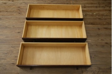 和製ヴィンテージ　北海道民芸家具　上品な佇まいが魅力的なチェスト　(R-066396)