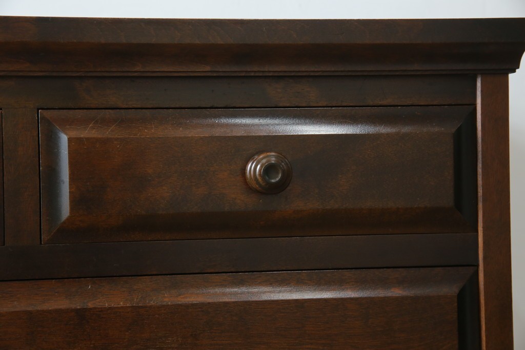 和製ヴィンテージ　北海道民芸家具　上品な佇まいが魅力的なチェスト　(R-066396)