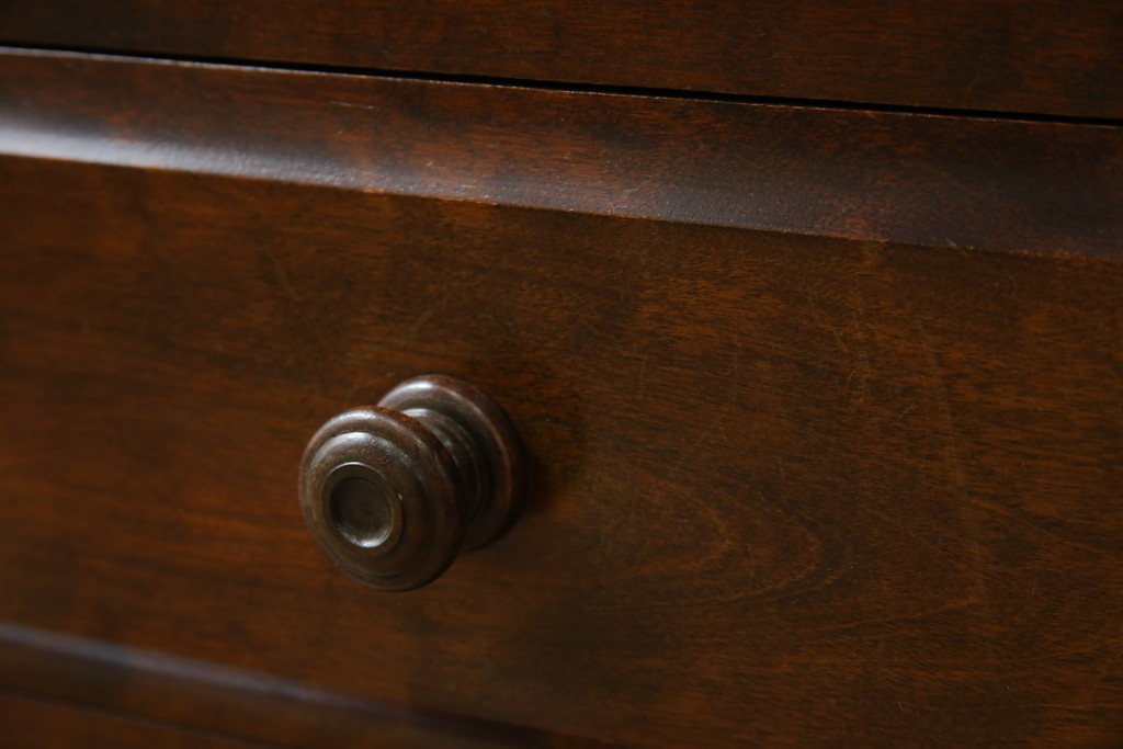 和製ヴィンテージ　北海道民芸家具　上品な佇まいが魅力的なチェスト　(R-066396)