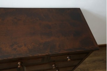 和製ヴィンテージ　北海道民芸家具　上品な佇まいが魅力的なチェスト　(R-066396)