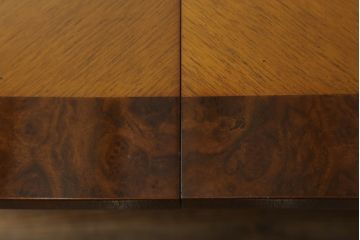 中古　DREXEL HERITAGE(ドレクセルヘリテイジ)　FRANCESCA(フランチェスカ)シリーズ　優美な佇まいのダイニングテーブル(エクステンションテーブル、食卓、4人掛け、6人掛け、8人掛け、オーバル型)(R-066399)