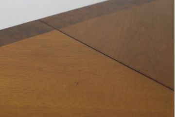 中古　DREXEL HERITAGE(ドレクセルヘリテイジ)　FRANCESCA(フランチェスカ)シリーズ　優美な佇まいのダイニングテーブル(エクステンションテーブル、食卓、4人掛け、6人掛け、8人掛け、オーバル型)(R-066399)