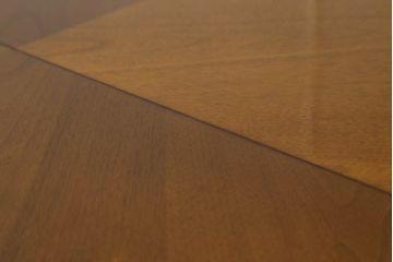 中古　DREXEL HERITAGE(ドレクセルヘリテイジ)　FRANCESCA(フランチェスカ)シリーズ　優美な佇まいのダイニングテーブル(エクステンションテーブル、食卓、4人掛け、6人掛け、8人掛け、オーバル型)(R-066399)