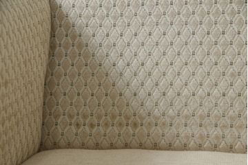 中古　超美品!!　DREXEL HERITAGE(ドレクセルヘリテイジ)　Upholstery(アップホルスタリー)　張り替え済み　クラシカルな佇まいの1人掛けソファ(アームチェア、一人掛け、1P、ラウンジチェア)(R-066406)