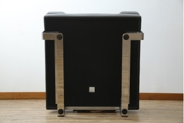 中古　オーストリア製　ヴィットマン(WITTMANN)　本革(レザー)　高級感漂う佇まいが魅力の1人掛けソファ(一人掛け、1P、アームソファ、ラウンジソファ)(R-066415)