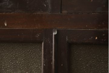 和製アンティーク　レトロな佇まいが魅力のデンタルキャビネット(ケビント、デンタルケース、収納棚、戸棚、キャビネット、店舗什器、引き出し)(R-066419)
