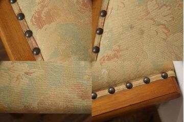 中古　横浜ダニエル(daniel)　温かみのある色合いと上品な佇まいが魅力のドレッサーとスツールのセット(鏡台、ミラー、化粧台)(R-066420)