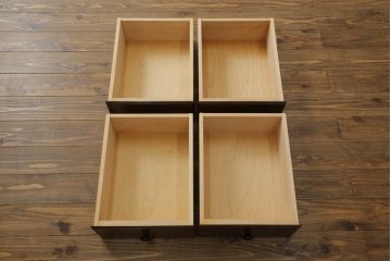 中古　美品!!　松本民芸家具　和・洋どちらのお部屋にも取り入れやすいテレビ台(ローボード、テレビボード、サイドボード、サイドキャビネット、収納棚、戸棚、引き出し、リビングボード)(定価約40万円)(R-066428)