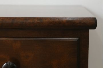 中古　美品!!　松本民芸家具　和・洋どちらのお部屋にも取り入れやすいテレビ台(ローボード、テレビボード、サイドボード、サイドキャビネット、収納棚、戸棚、引き出し、リビングボード)(定価約40万円)(R-066428)