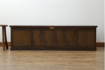 中古　美品!!　松本民芸家具　和・洋どちらのお部屋にも取り入れやすいテレビ台(ローボード、テレビボード、サイドボード、サイドキャビネット、収納棚、戸棚、引き出し、リビングボード)(定価約40万円)(R-066428)