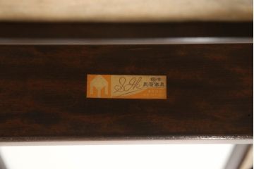 中古　松本民芸家具　シンプルながら品の良い佇まいが魅力のD型姿見(スタンドミラー、鏡)(定価約14万8千円)(R-066459)