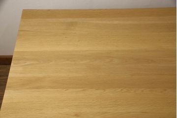 中古　超美品　カリモク家具(karimoku)　オーク材　ピュアオーク色　DU6161　ナチュラルテイストの空間づくりに活躍するダイニングテーブル(食堂テーブル、食卓、6人掛け、作業台)(定価約23万円)(R-066461)