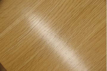 中古　超美品　カリモク家具(karimoku)　オーク材　ピュアオーク色　DU6161　ナチュラルテイストの空間づくりに活躍するダイニングテーブル(食堂テーブル、食卓、6人掛け、作業台)(定価約23万円)(R-066461)