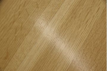 中古　超美品　カリモク家具(karimoku)　オーク材　ピュアオーク色　DU6161　ナチュラルテイストの空間づくりに活躍するダイニングテーブル(食堂テーブル、食卓、6人掛け、作業台)(定価約23万円)(R-066461)