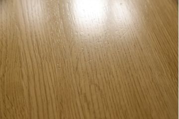 中古　超美品　カリモク家具(karimoku)　オーク材　ピュアオーク色　DU6161　ナチュラルテイストの空間づくりに活躍するダイニングテーブル(食堂テーブル、食卓、6人掛け、作業台)(定価約23万円)(R-066461)