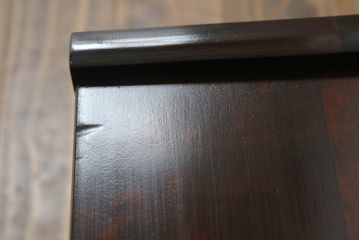 中古　松本民芸家具　脚の透かし彫りがアクセントになる上品な文机(ローテーブル、センターテーブル、リビングテーブル、座机)(R-066466)