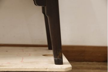 中古　美品　松本民芸家具　丸型一面鏡　西洋アンティークのようなデザインが魅力的なドレッサー(鏡台、ミラー、化粧台)(定価約43万円)(R-066473)