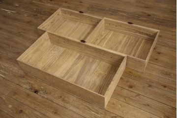 和製アンティーク　上手物!!　総桐材　上品なデザインの金具がアクセントの庄内箪笥ローボード(総桐箪笥、総桐たんす、収納タンス、時代箪笥、引き出し、テレビ台、テレビボード、ローチェスト)(R-066476)