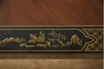 中古　レア品　DREXEL HERITAGE(ドレクセルヘリテイジ)　Et Cetera(エトセトラ)シリーズ　シノワズリ様式　マホガニー材　上品で優雅な佇まいが魅力のローテーブル(センターテーブル、サイドテーブル、飾り台)(R-066480)