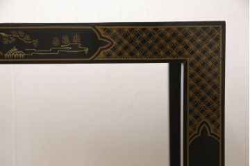 中古　レア品　DREXEL HERITAGE(ドレクセルヘリテイジ)　Et Cetera(エトセトラ)シリーズ　シノワズリ様式　マホガニー材　上品で優雅な佇まいが魅力のローテーブル(センターテーブル、サイドテーブル、飾り台)(R-066480)