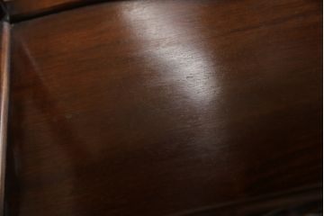 和製ビンテージ　花梨(カリン)材の深みある色合いが魅力の飾り棚(茶棚、違い棚、茶箪笥、収納棚、戸棚、ヴィンテージ)(R-066489)