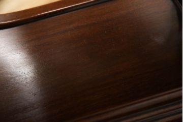 和製ビンテージ　花梨(カリン)材の深みある色合いが魅力の飾り棚(茶棚、違い棚、茶箪笥、収納棚、戸棚、ヴィンテージ)(R-066489)