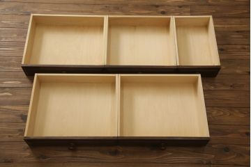 中古　北海道民芸家具　上質な作りが魅力のライティングビューロー(簿記机、在宅用、在宅ワーク用、ワークデスク、引き出し、収納棚、戸棚)(定価約34万円)(R-066494)