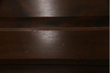 中古　北海道民芸家具　上質な作りが魅力のライティングビューロー(簿記机、在宅用、在宅ワーク用、ワークデスク、引き出し、収納棚、戸棚)(定価約34万円)(R-066494)