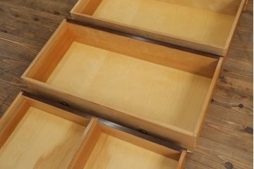 中古　松本民芸家具　#46型ベビータンス　小振りなサイズが魅力的なチェスト(サイドチェスト、引き出し、洋服タンス、収納タンス)(定価約36万円)(R-066509)