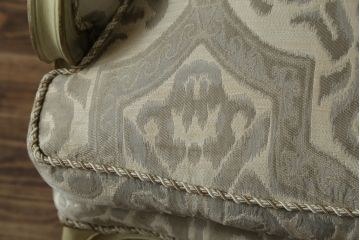 中古　美品　レアモデル!!　DREXEL HERITAGE(ドレクセルヘリテイジ)　Upholstery(アップホルスタリー)　気品あふれる佇まいの猫脚ラウンジチェア(一人掛けソファ、1人掛けソファ、アームチェア)(R-066511)