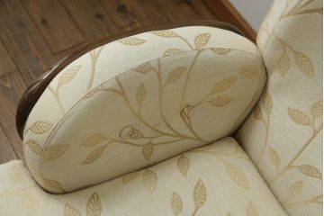 イギリスビンテージ　希少モデル!!　ERCOL(アーコール)　ジュビリー(Jubilee)シリーズ　洗練された佇まいが上品な印象の3人掛けソファ(三人掛けソファ、3P、トリプルソファ、アームソファ、ヴィンテージ、英国、北欧)(R-066512)