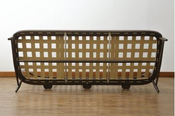 イギリスビンテージ　希少モデル!!　ERCOL(アーコール)　ジュビリー(Jubilee)シリーズ　洗練された佇まいが上品な印象の3人掛けソファ(三人掛けソファ、3P、トリプルソファ、アームソファ、ヴィンテージ、英国、北欧)(R-066512)