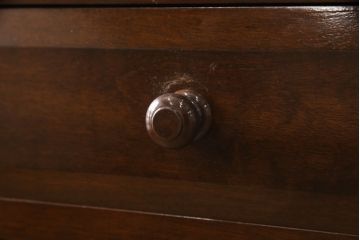 中古　松本民芸家具　シンプルな中に上品さがある#46型ベビータンス(チェスト、引き出し、洋服タンス、収納タンス)(定価約38万5千円)(R-066515)