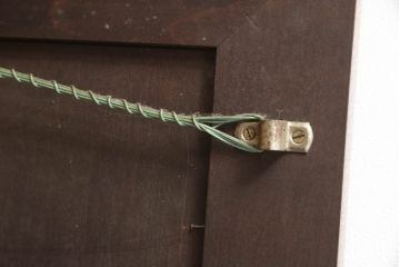 中古　美品　スペイン家具　マリネール(Mariner)　細部まで施された豪華な装飾がエレガントなウォールミラー(壁掛け鏡)(R-066523)