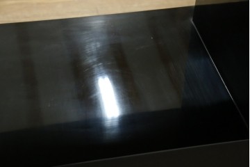 中古　美品!!　輪島塗り　繊細なタッチで描かれた花の意匠が雅な雰囲気を醸し出す茶棚　(R-066527)