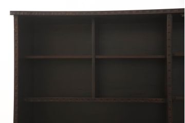 中古　美品!!　軽井沢彫り　和モダンスタイルの空間づくりにぴったりなサイドボード(収納棚、戸棚、飾り棚、サイドキャビネット)(R-066534)