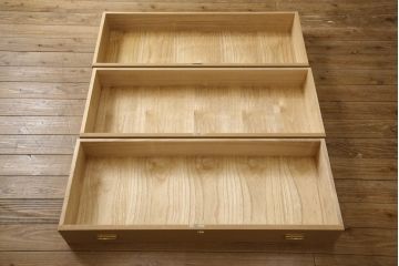 和製ビンテージ　美品　木匠・多々納邦男作　上質な和の空間を演出する総桐箪笥(総桐たんす、胴丸、衣装箪笥、着物箪笥、収納タンス、引き出し、和箪笥、ヴィンテージ)(R-066536)
