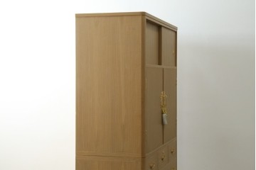 和製ヴィンテージ　美品　木匠・多々納邦男作　総桐箪笥(胴丸)　上質な和の空間を演出する着物箪笥　(R-066536)